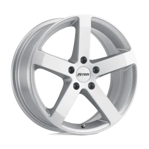 Petrol Wheels – P3B – Silver – 15″x6.5″ 38mm – All weather Wheels – 1565P3B385100S72